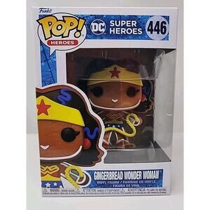 Funko Pop! DC Super Heros Gingerbread Wonder Woman # 446 F39